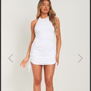 White ribbed dress size 12uk or medium 8US